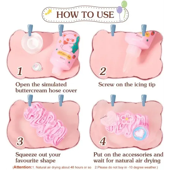 3D Cream Colors Silicone Imitation for Decoration and Embossed Crafts